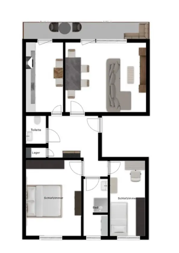 3 Zimmer Wohnung mit 85 m² in Haan – Bild 5