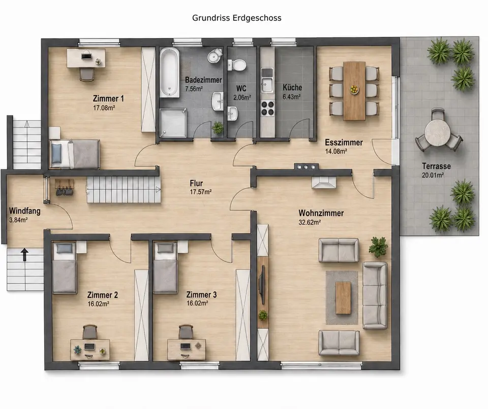 4 Zimmer Haus mit 142 m² in Wolfsburg – Bild 2