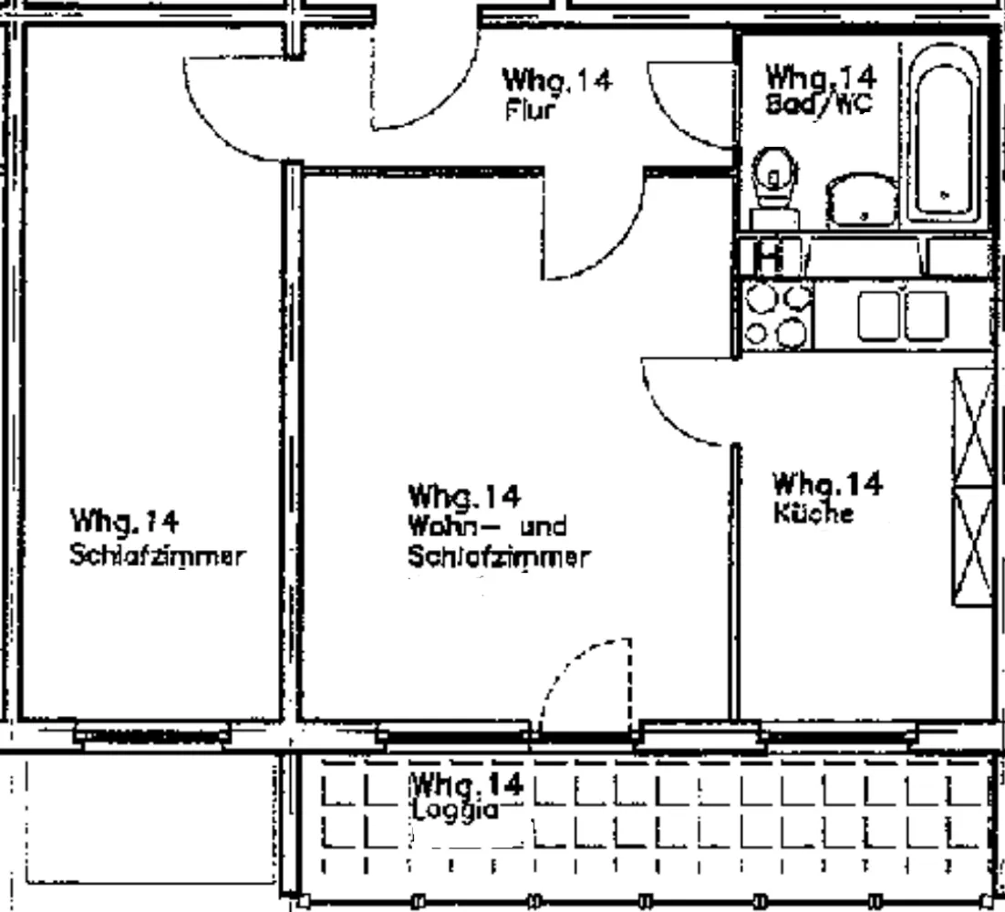 2 Zimmer Wohnung mit 48 m² in Neubrandenburg – Bild 11