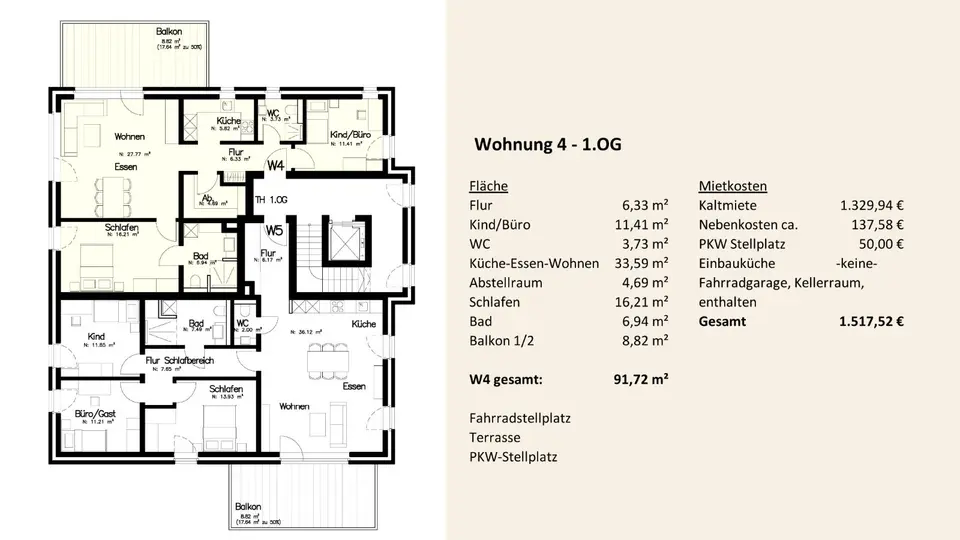 2 Zimmer Wohnung mit 63 m² in Ahaus – Bild 10