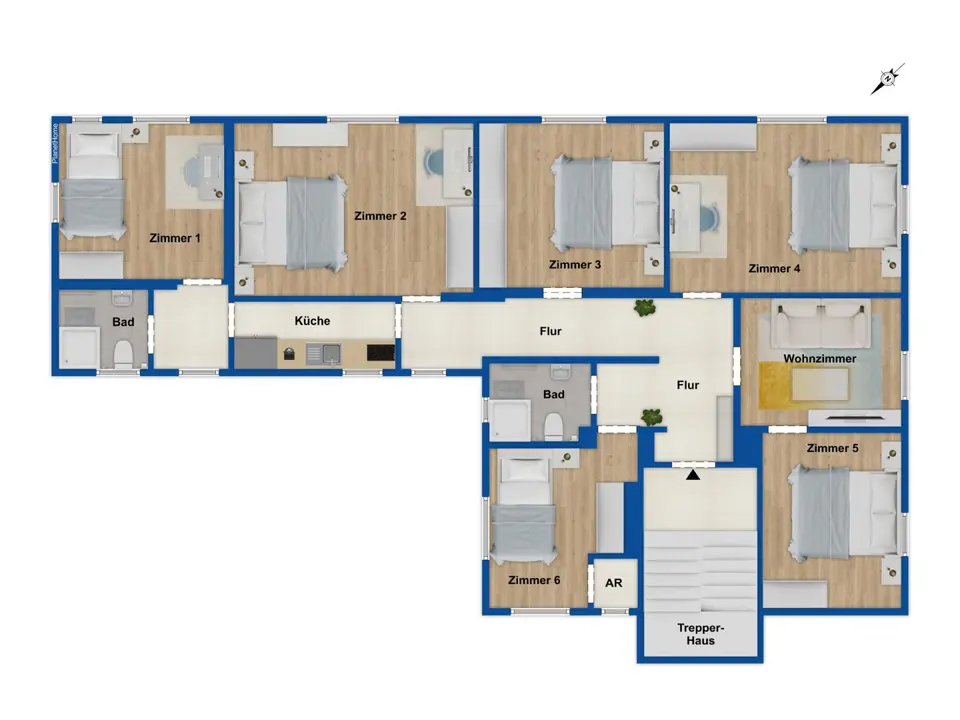 7 Zimmer Wohnung mit 188 m² in Bayreuth – Bild 5