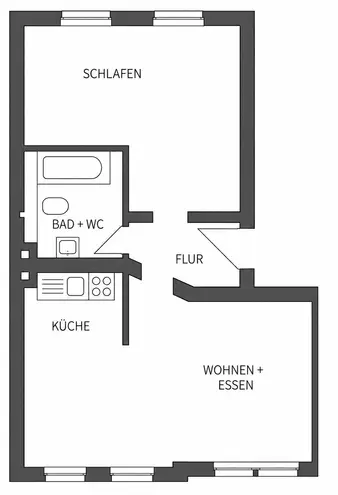 2 Zimmer Wohnung mit 60 m² in Erfurt – Bild 8