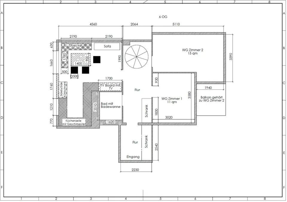 WG-Zimmer mit 150 m² in Neubrandenburg – Bild 9