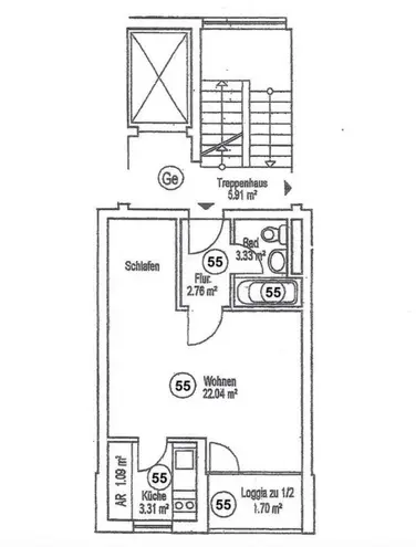 1 Zimmer Wohnung mit 34 m² in Hannover – Bild 9