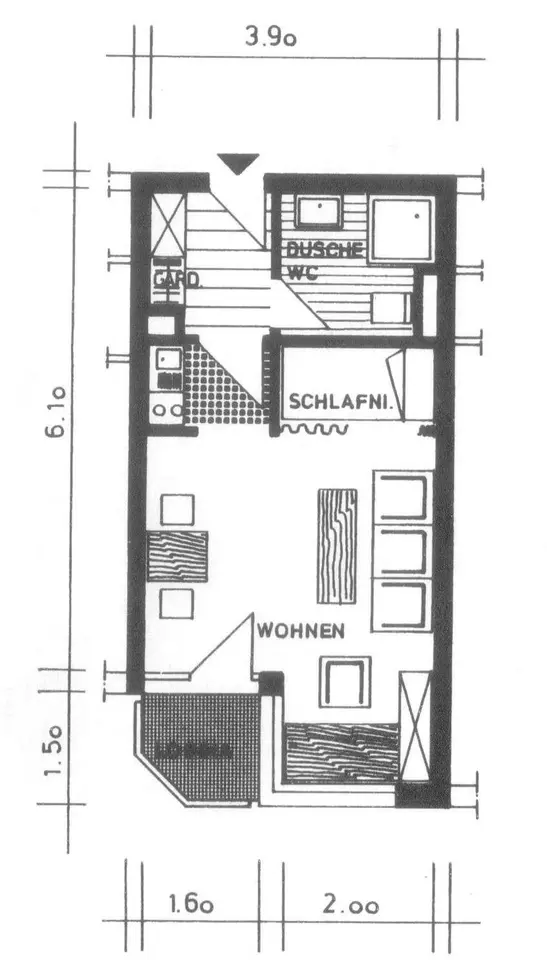 Studio mit 44 m² in Saarbrücken – Bild 5