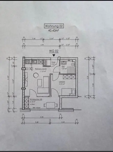 2 Zimmer Wohnung mit 41 m² in Osnabrück – Bild 9