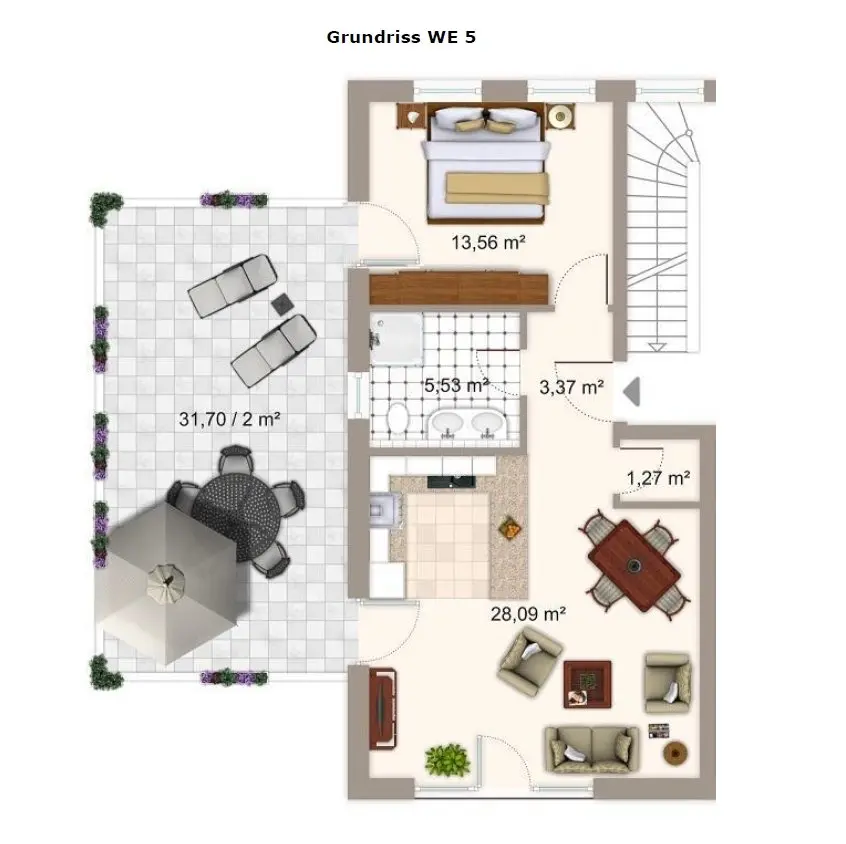 2 Zimmer Wohnung mit 68 m² in Landshut – Bild 5