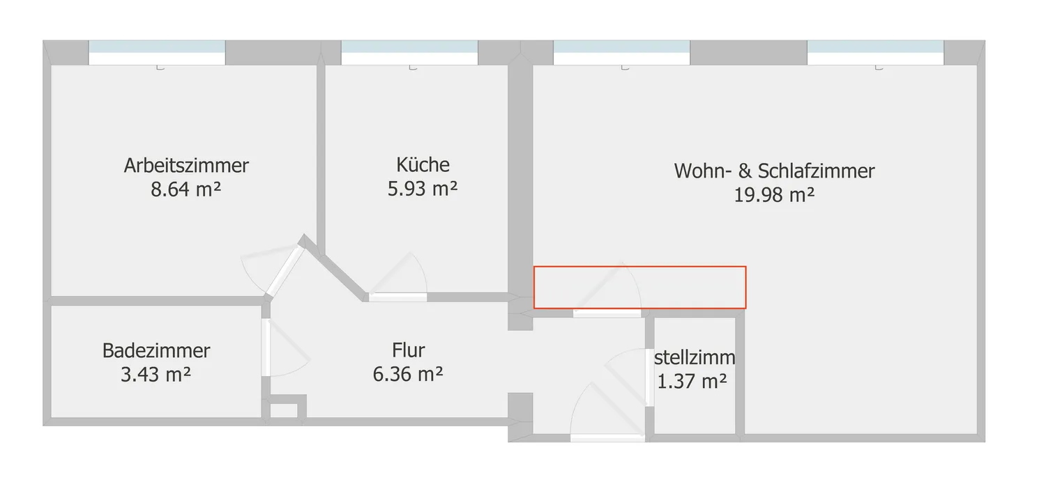 2 Zimmer Wohnung mit 46 m² in Wuppertal – Bild 11