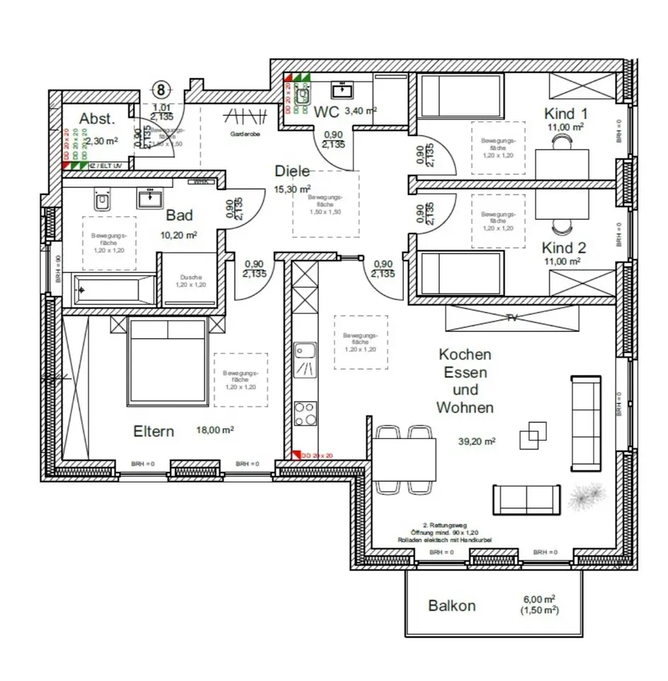 3 Zimmer Wohnung mit 75 m² in Paderborn – Bild 5