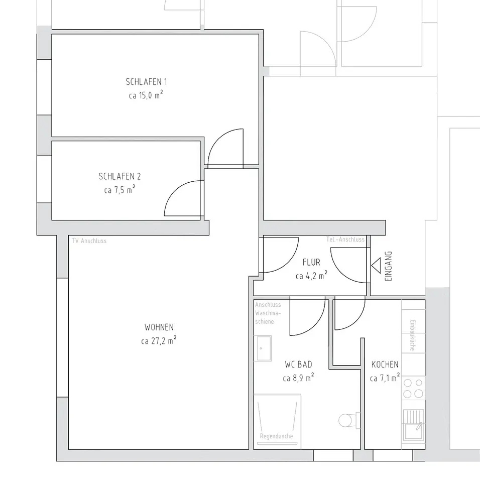 4 Zimmer Wohnung mit 87 m² in Würzburg – Bild 7