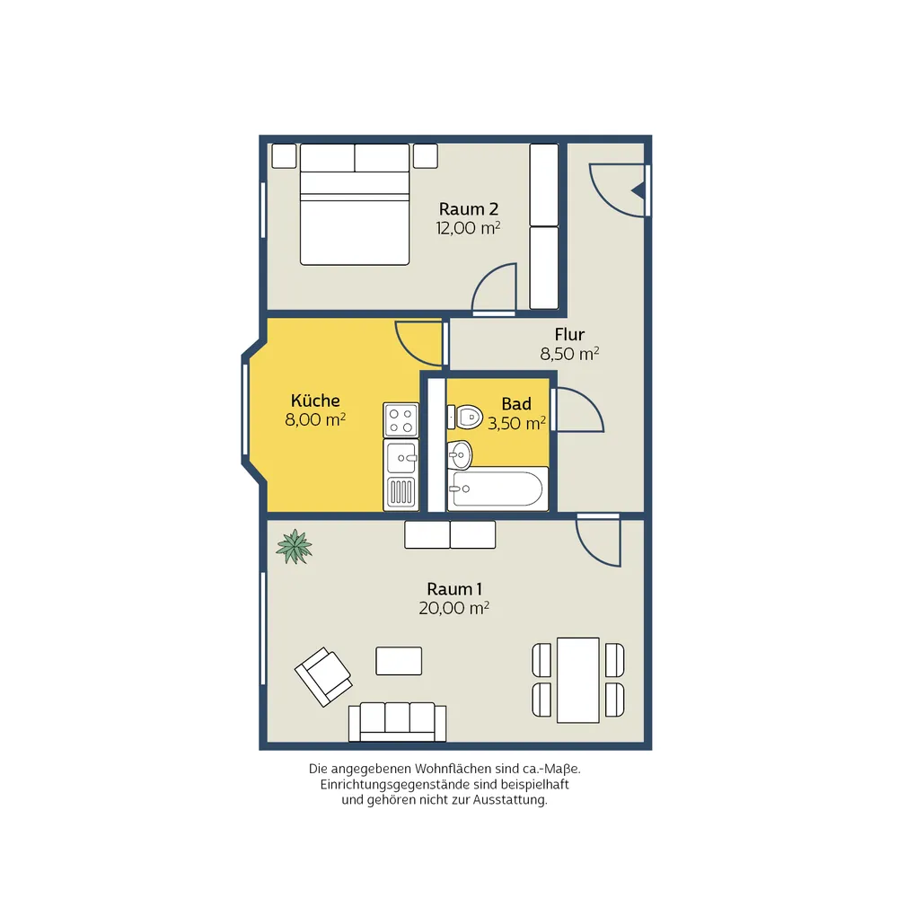 2 Zimmer Wohnung mit 52 m² in Leipzig – Bild 7