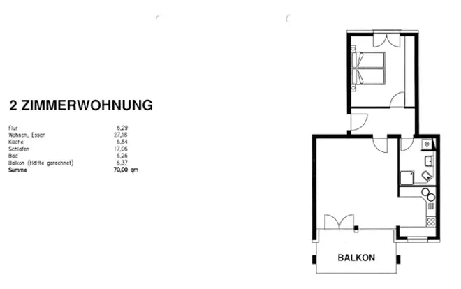 2 Zimmer Wohnung mit 70 m² in Karlsruhe – Bild 11