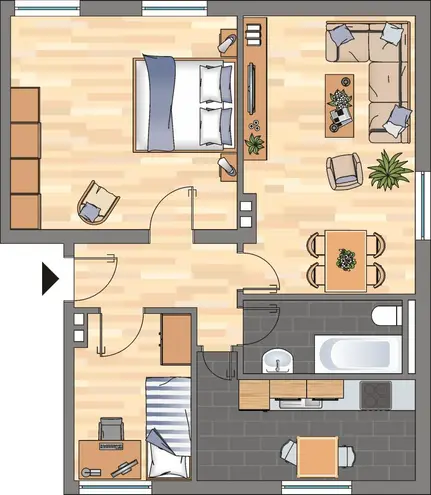 3 Zimmer Wohnung mit 59 m² in Kiel – Bild 9