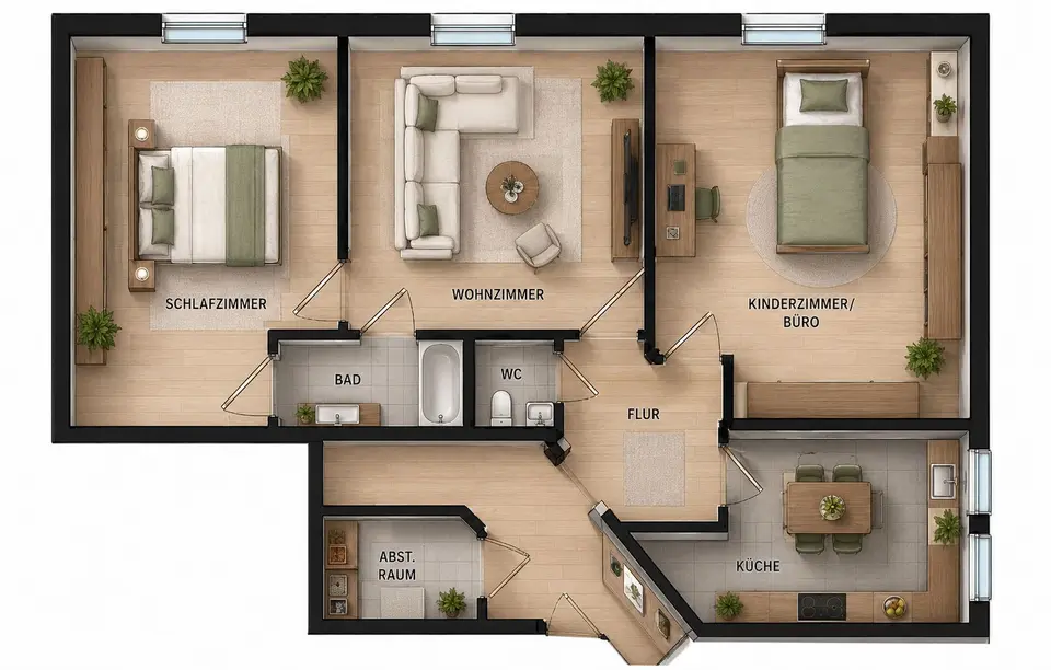 1 Zimmer Wohnung mit 60 m² in Konstanz – Bild 9