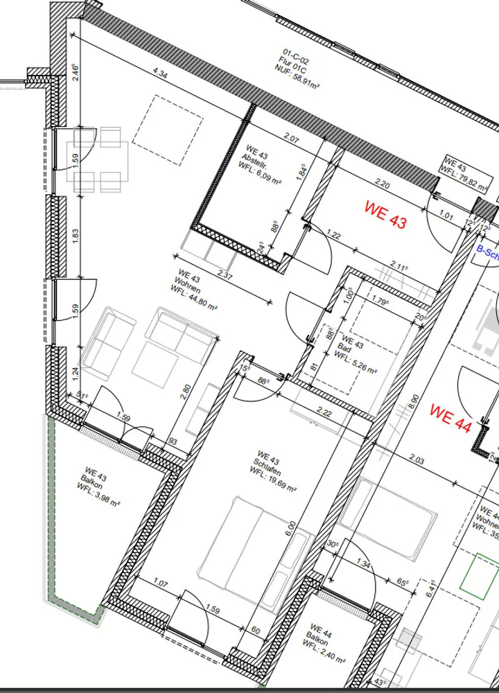 2 Zimmer Wohnung mit 80 m² in Osnabrück – Bild 11
