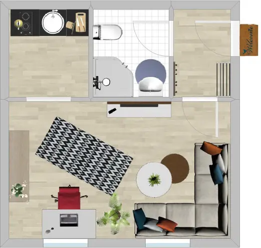 1 Zimmer Wohnung mit 29 m² in Chemnitz – Bild 10