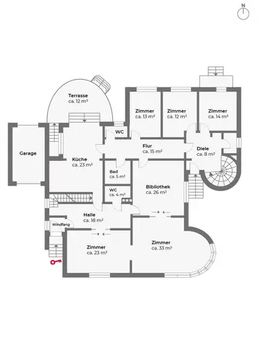 9 Zimmer Haus mit 334 m² in Hamburg – Bild 11