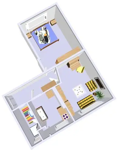 2 Zimmer Wohnung mit 46 m² in Kiel – Bild 2