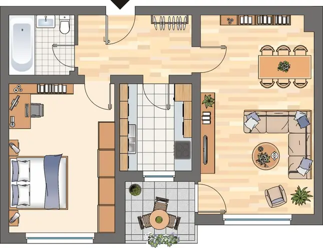 2 Zimmer Wohnung mit 65 m² in Essen – Bild 5