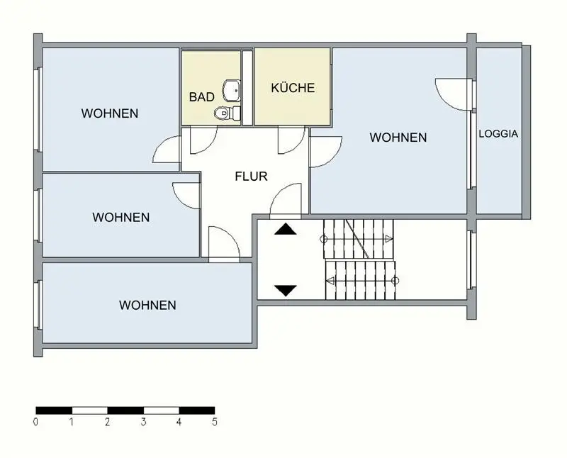 4 Zimmer Wohnung mit 76 m² in Neubrandenburg – Bild 5
