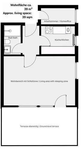 2 Zimmer Wohnung mit 40 m² in Stuttgart – Bild 11