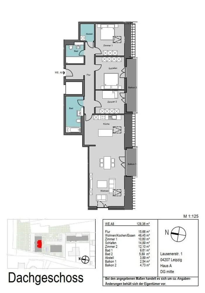 4 Zimmer Wohnung mit 128 m² in Leipzig – Bild 11