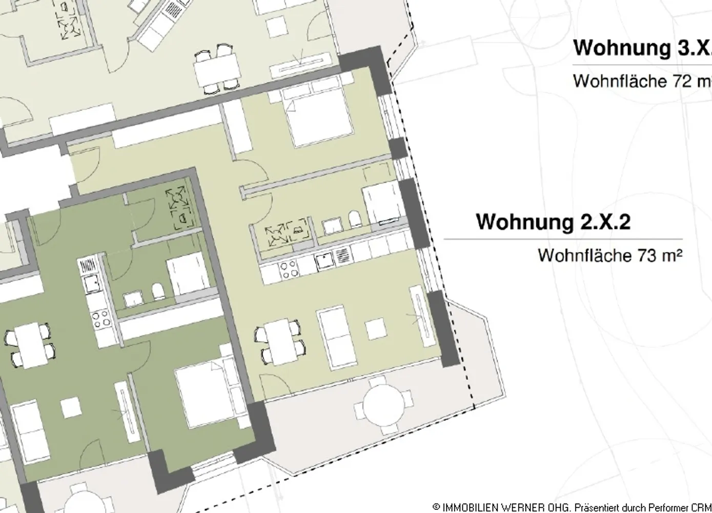 2 Zimmer Wohnung mit 73 m² in Rosenheim – Bild 2