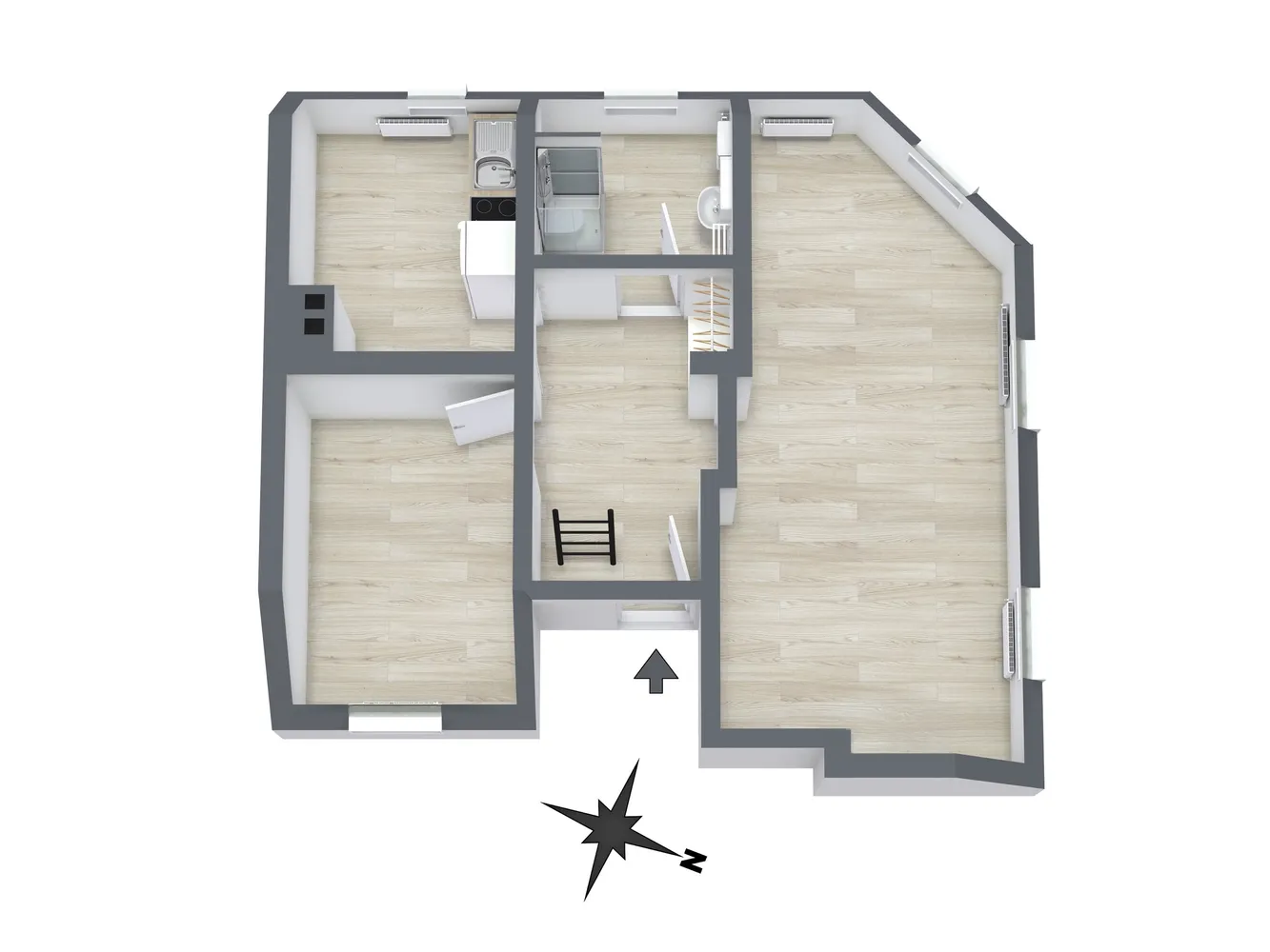 2 Zimmer Wohnung mit 60 m² in Krefeld – Bild 10