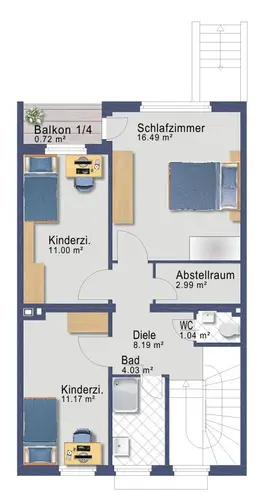 5 Zimmer Haus mit 117 m² in Hannover – Bild 12