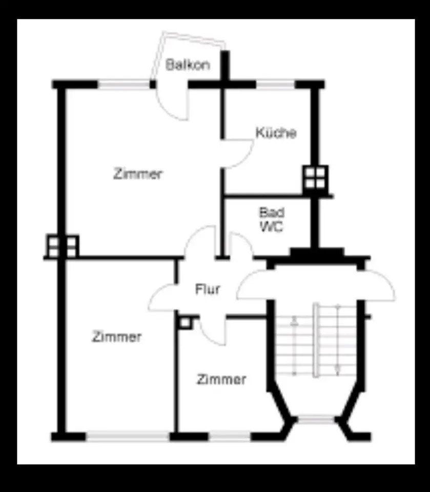 3 Zimmer Wohnung mit 55 m² in Bremerhaven – Bild 5