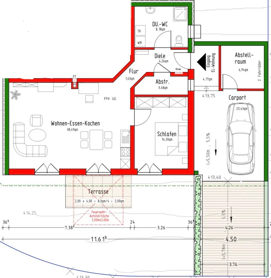 3 Zimmer Wohnung mit 80 m² in Aalen – Bild 4