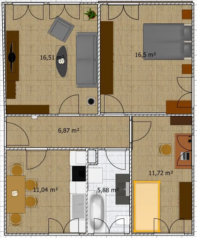 3 Zimmer Wohnung mit 66 m² in Gera – Bild 5