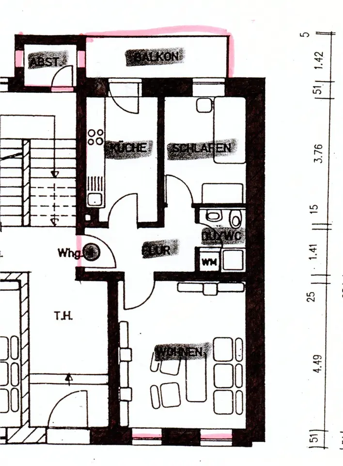2 Zimmer Wohnung mit 47 m² in Plauen – Bild 5