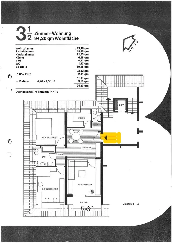 3 Zimmer Wohnung mit 95 m² in Baden-Baden – Bild 11