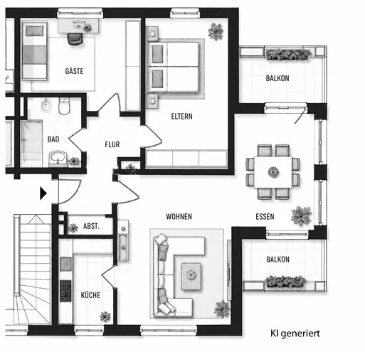 3 Zimmer Wohnung mit 81 m² in München – Bild 10