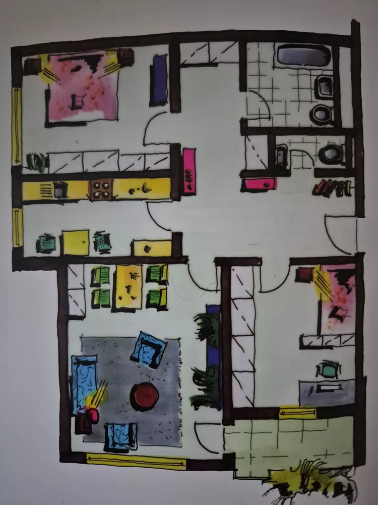 3 Zimmer Wohnung mit 91 m² in Worms – Bild 2