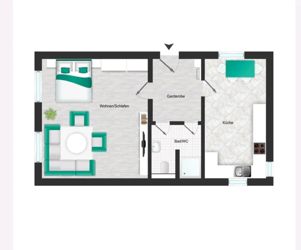 2 Zimmer Wohnung mit 59 m² in Fürth – Bild 5