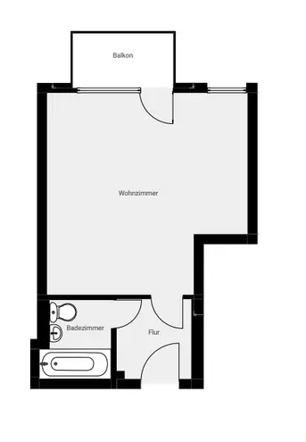 1 Zimmer Wohnung mit 32 m² in Regensburg – Bild 7