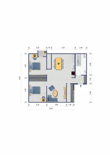 3 Zimmer Wohnung mit 66 m² in Osnabrück – Bild 2