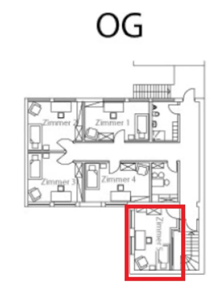 1 Zimmer Wohnung mit 16 m² in Duisburg – Bild 1
