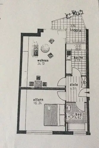 2 Zimmer Wohnung mit 61 m² in Hannover – Bild 2