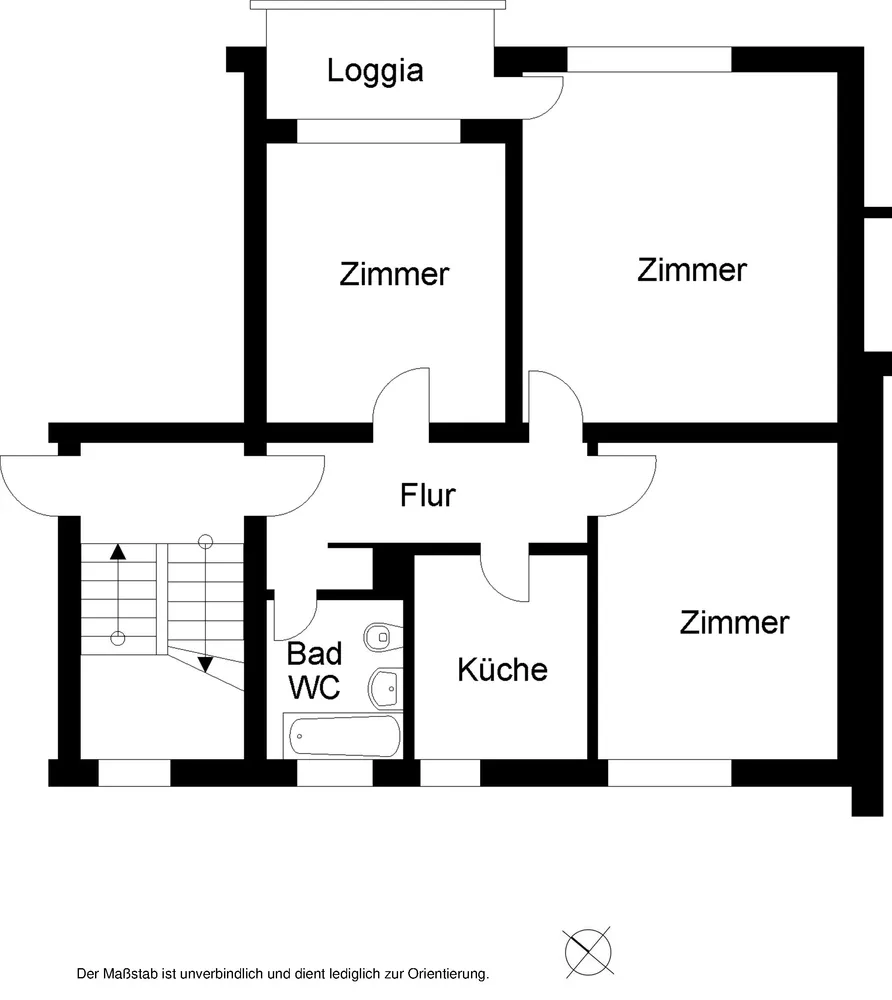 3 Zimmer Wohnung mit 74 m² in Bielefeld – Bild 4