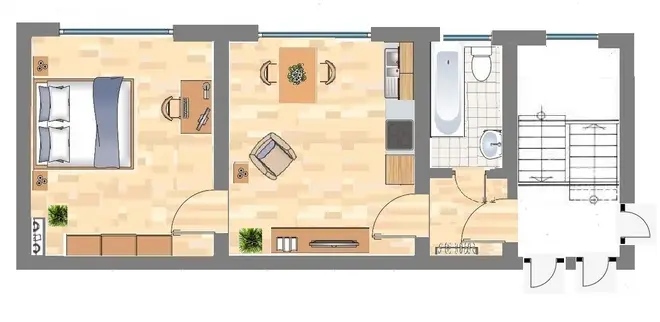 2 Zimmer Wohnung mit 38 m² in Dortmund – Bild 9