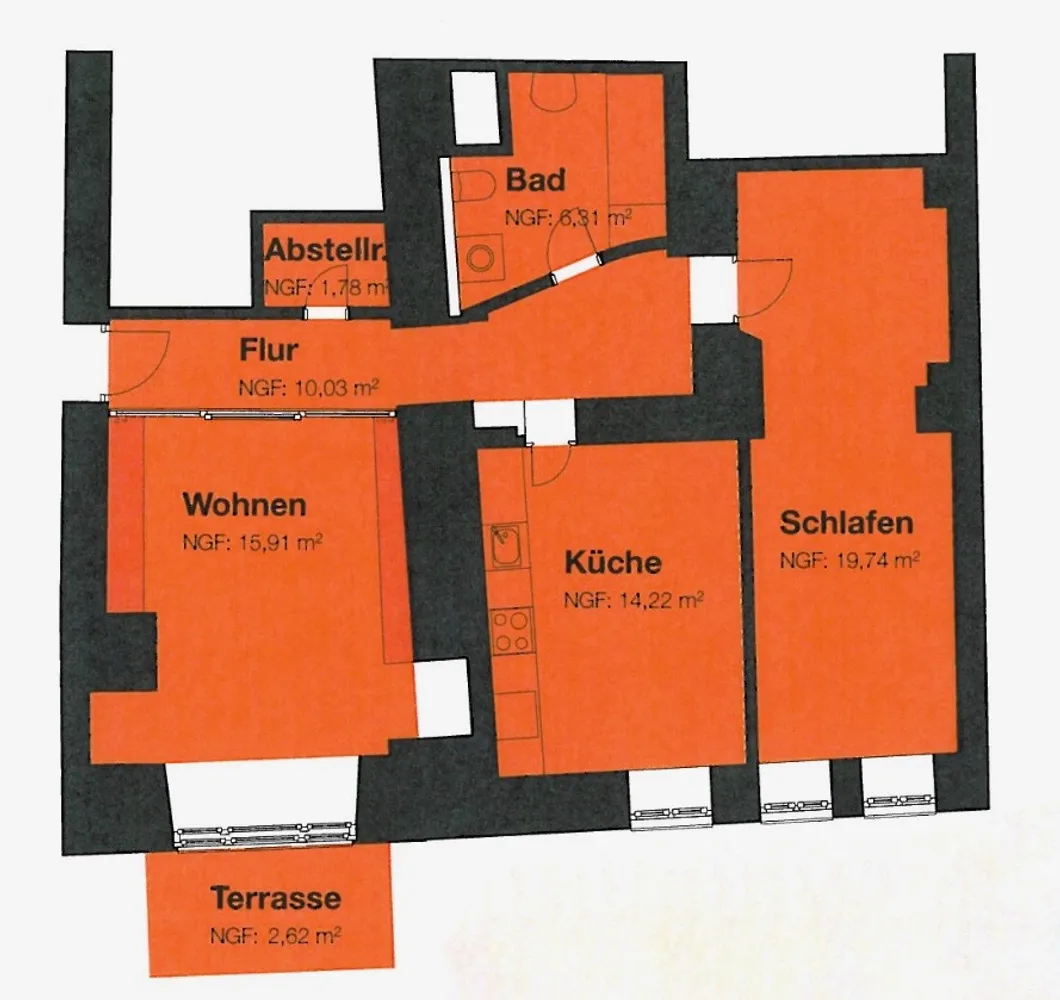 2 Zimmer Wohnung mit 71 m² in Passau – Bild 9