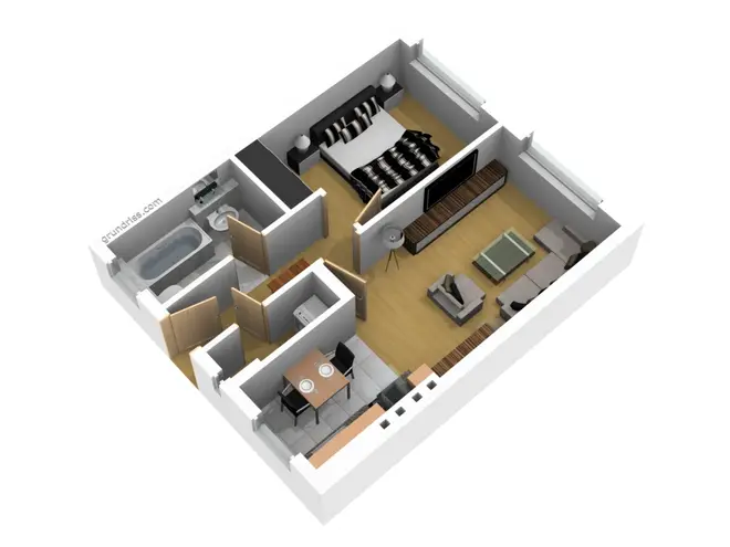 2 Zimmer Wohnung mit 42 m² in Magdeburg – Bild 2