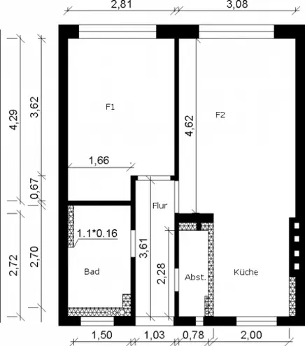 2 Zimmer Wohnung mit 42 m² in Magdeburg – Bild 4