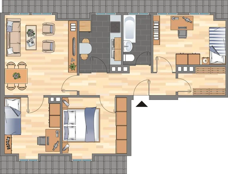 3 Zimmer Wohnung mit 63 m² in Wilhelmshaven – Bild 9