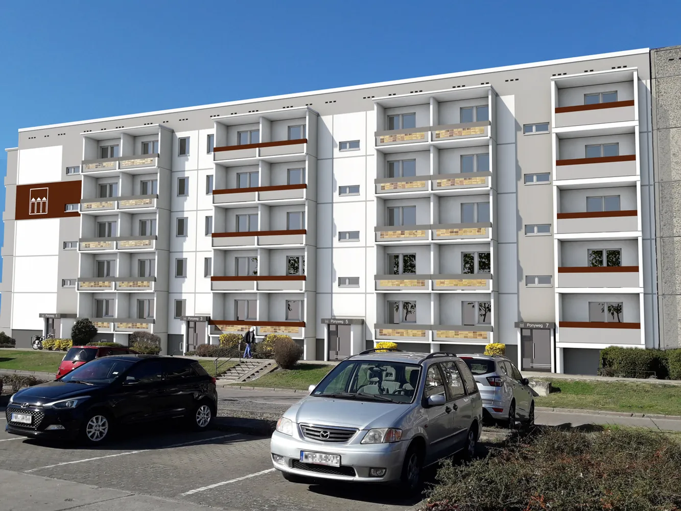 3 Zimmer Wohnung mit 62 m² in Neubrandenburg – Bild 2
