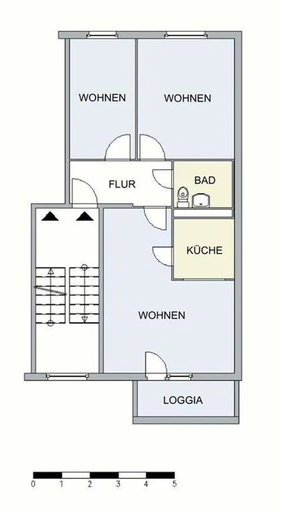3 Zimmer Wohnung mit 61 m² in Neubrandenburg – Bild 6