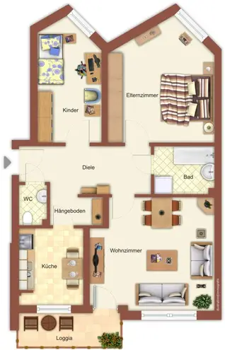 3 Zimmer Wohnung mit 72 m² in Mönchengladbach – Bild 9